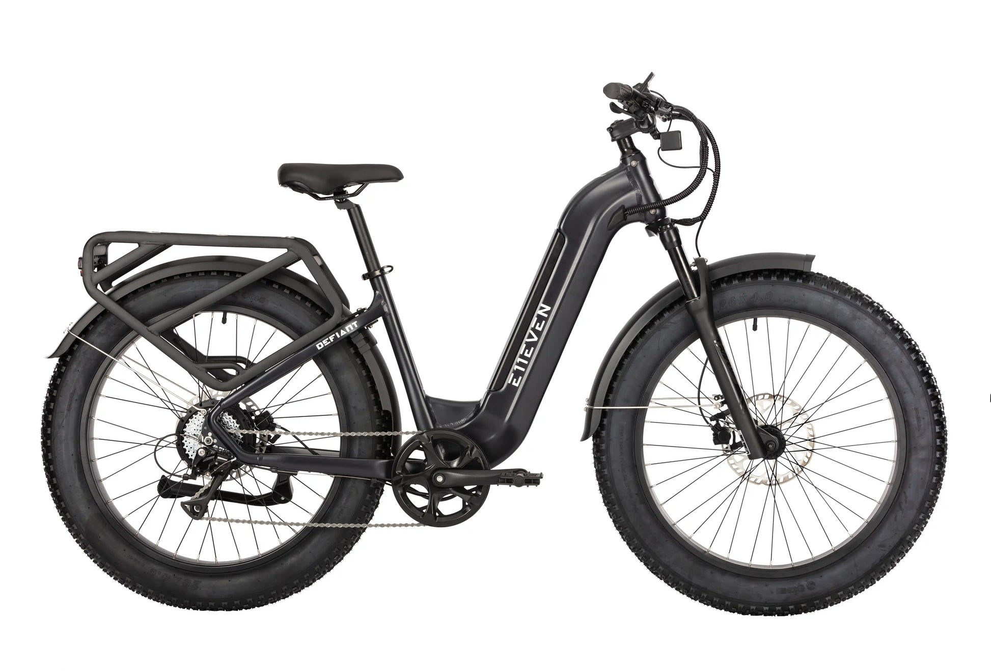 Side profile of E11EVEN DEFIANT electric bike